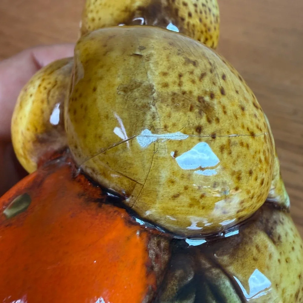 Vintage Inarco Orange Spice Fruit Basket Salt and Pepper Shakers E3356 Japan